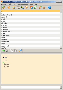 LingvoSoft Dictionary English <-> Czech for Window 1.8.33 screenshot